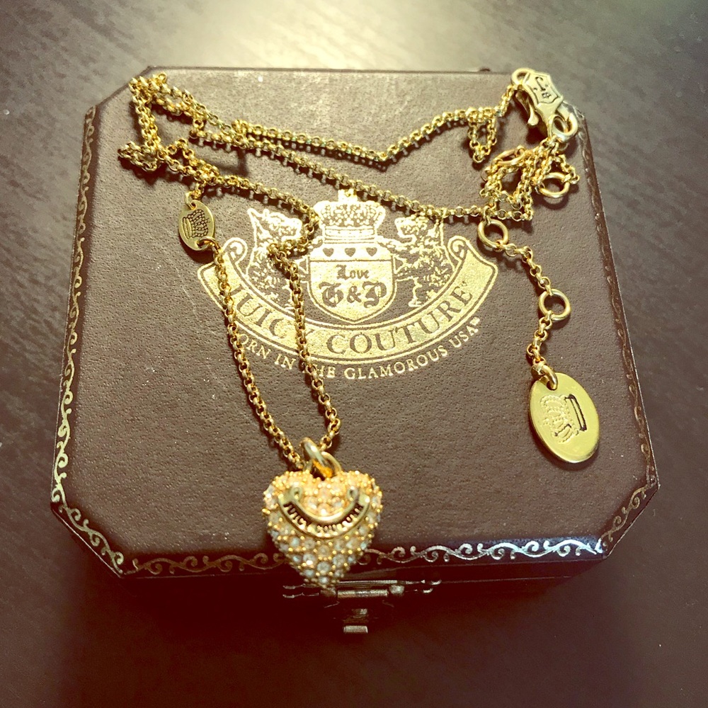 Juicy Couture Gold Heart Necklace
